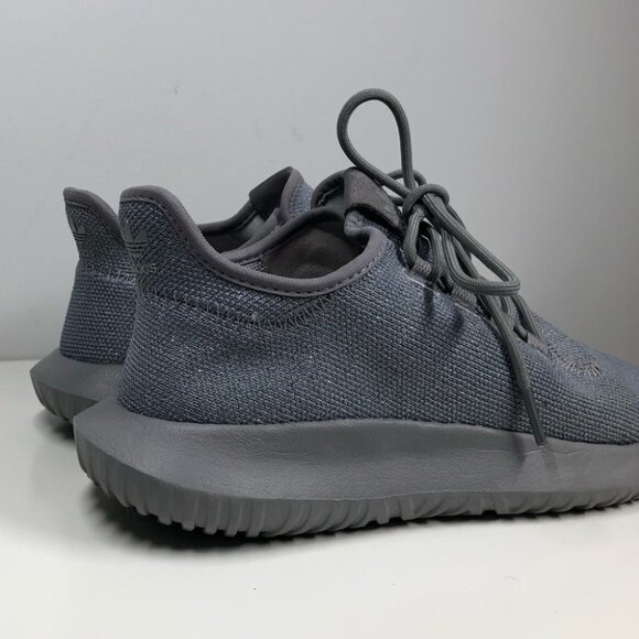 Adidas Tubular Shadow J ‘Grey’ Silver Metallic Sneakers Size 7.5 - Picture 10 of 12
